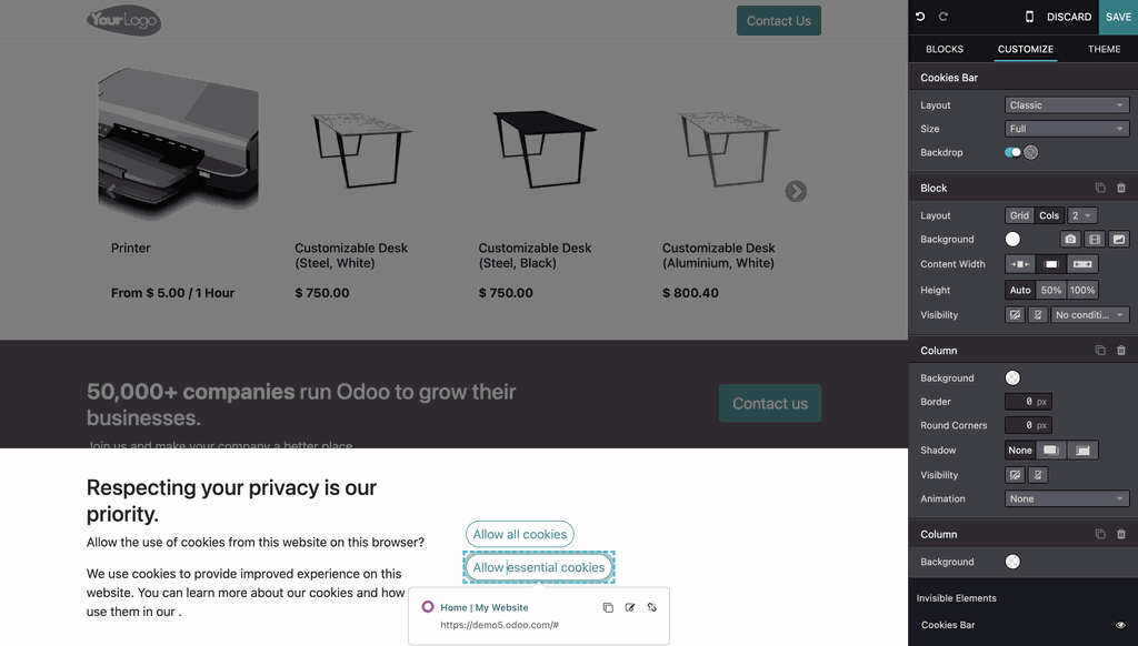 Avec Odoo 16