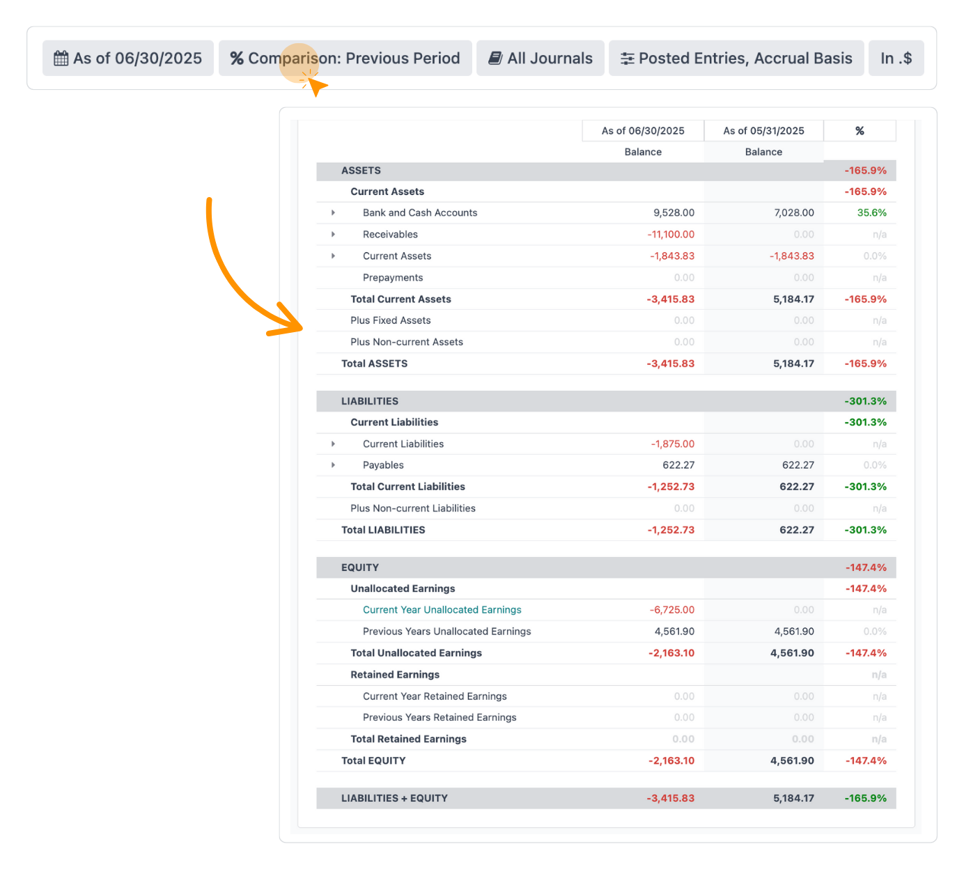 Odoo Accounting Balance Sheet Odoo Accounting Balance Sheet